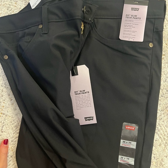 Levi 511 Slim Tech Pant 36x34 - Picture 3 of 4